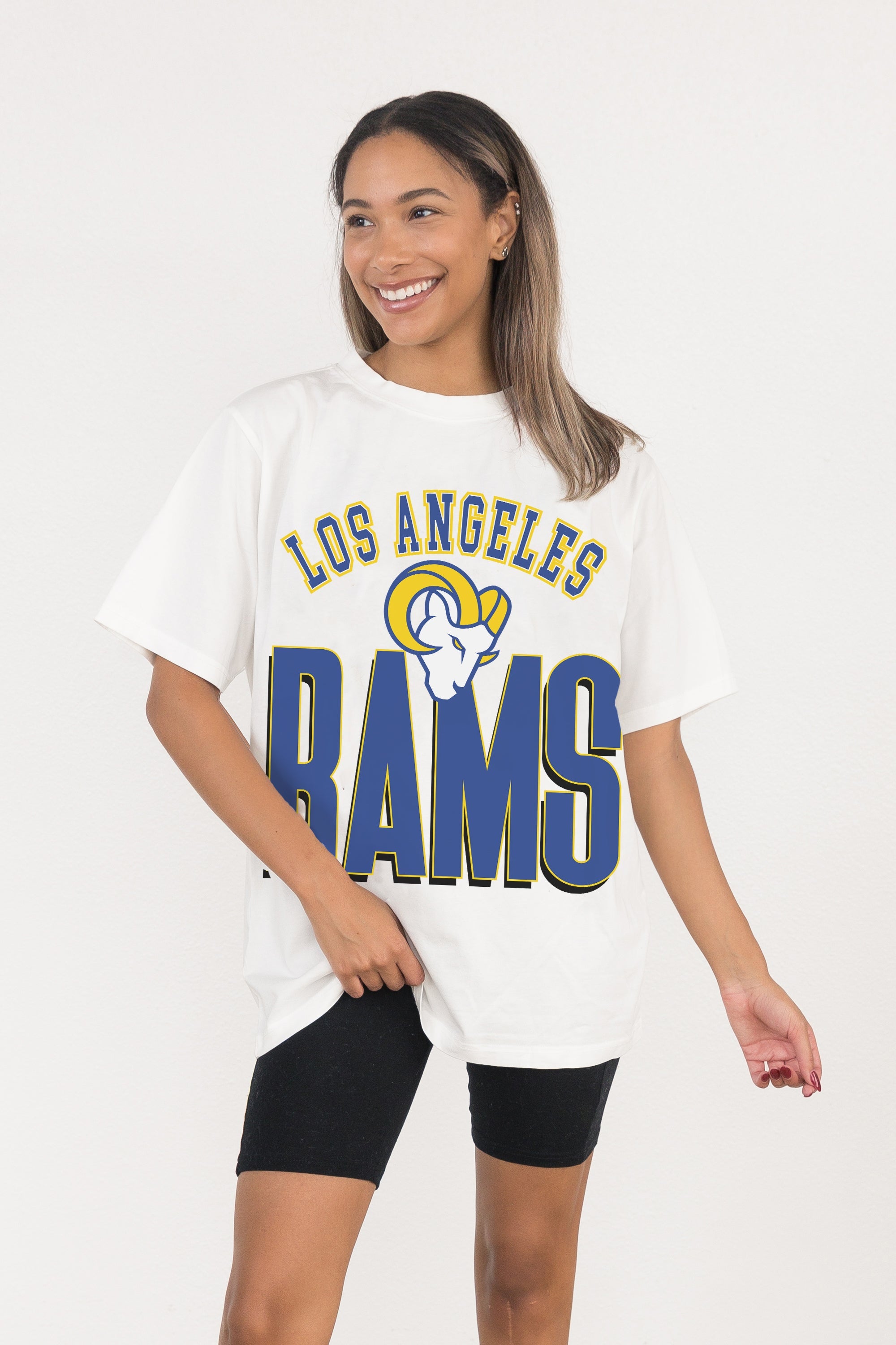 LOS ANGELES RAMS FIERCE FOCUS WASHED RELAXED FIT TEE