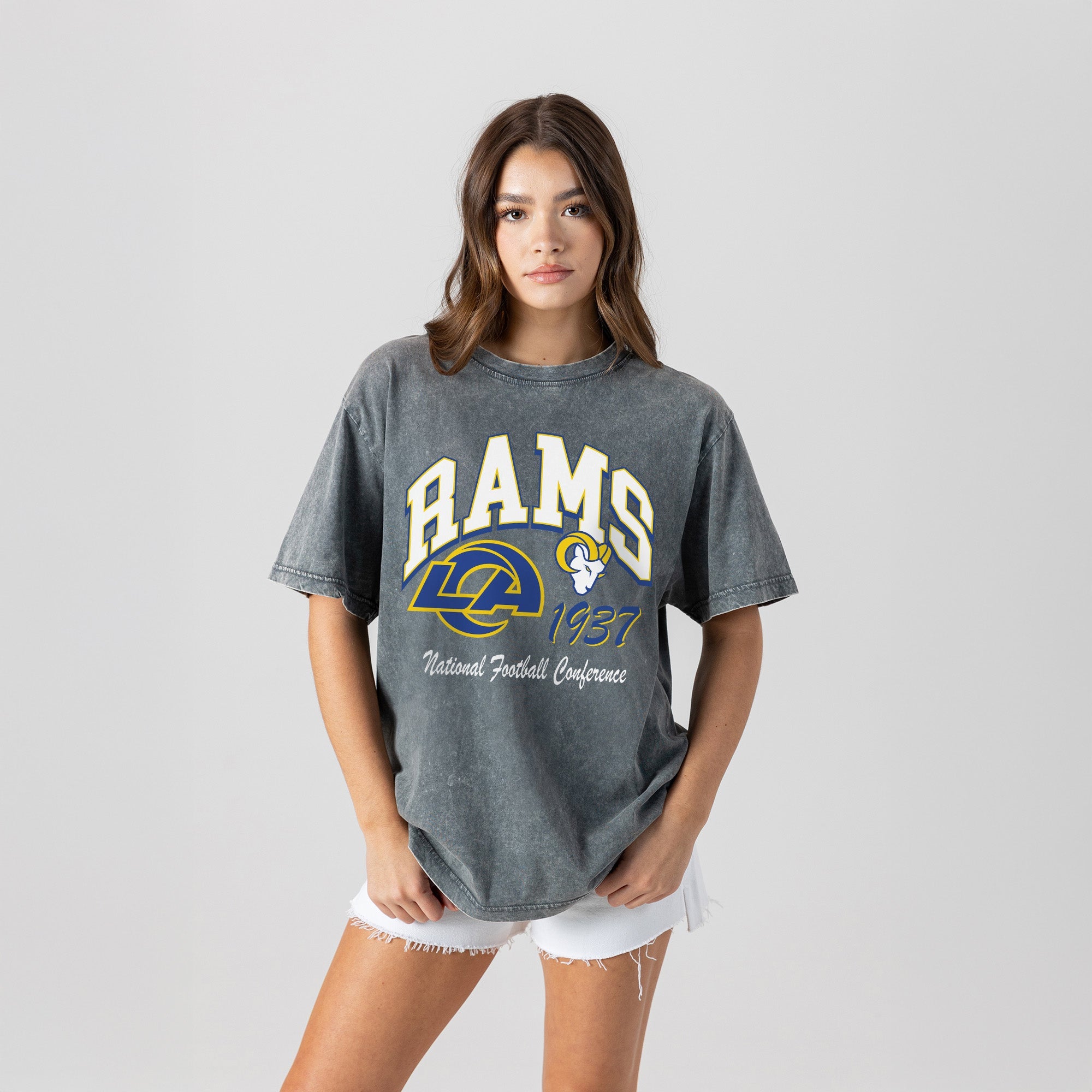 LOS ANGELES RAMS CLASSIC MOTION WASHED RELAXED FIT TEE