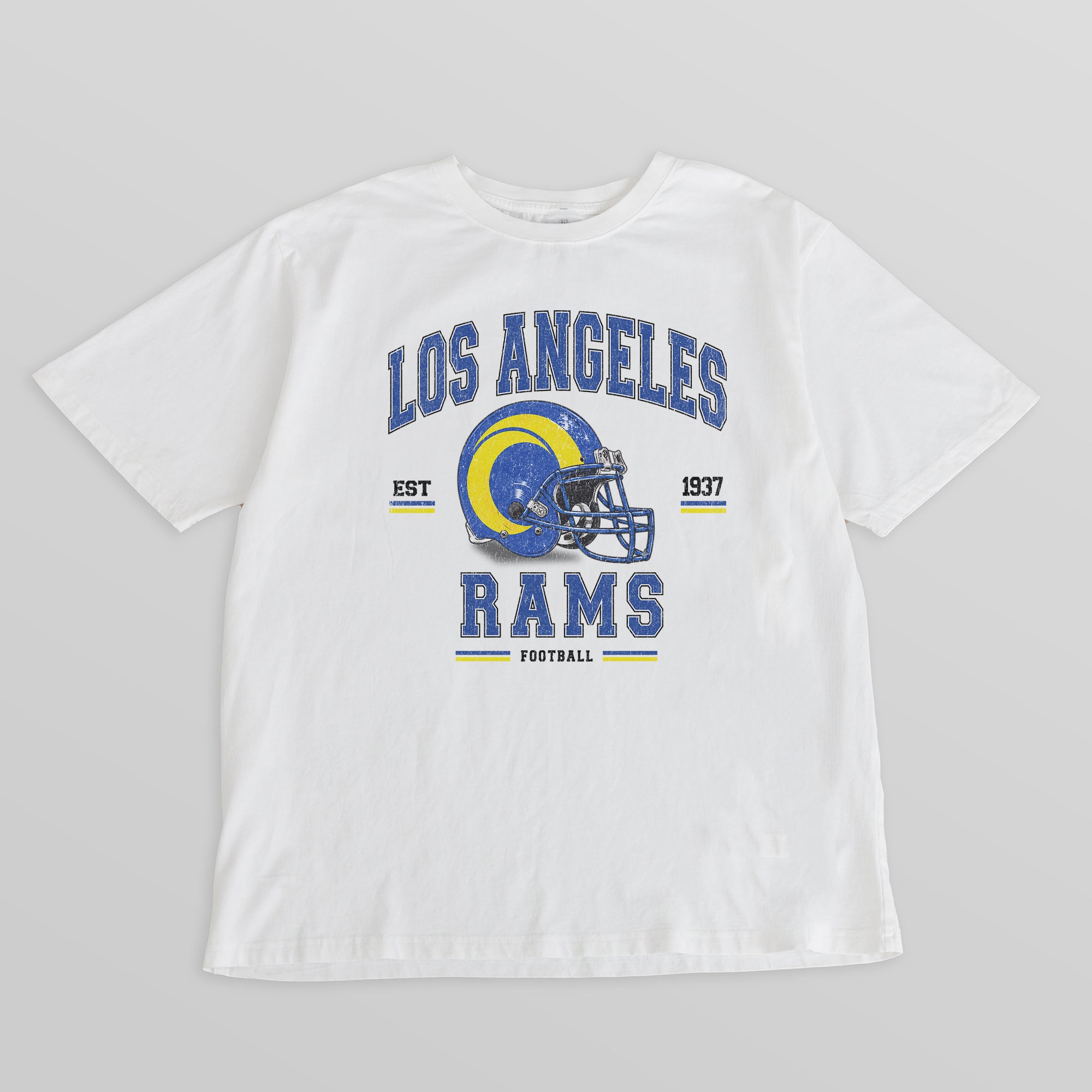 LOS ANGELES RAMS PLAY TO WIN WASHED RELAXED FIT TEE