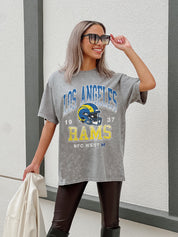 LOS ANGELES RAMS Nothing But The Best Oversized Crewneck Tee