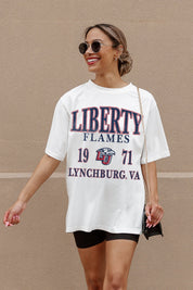 LIBERTY FLAMES UNITY OVERSIZED CREWNECK TEE