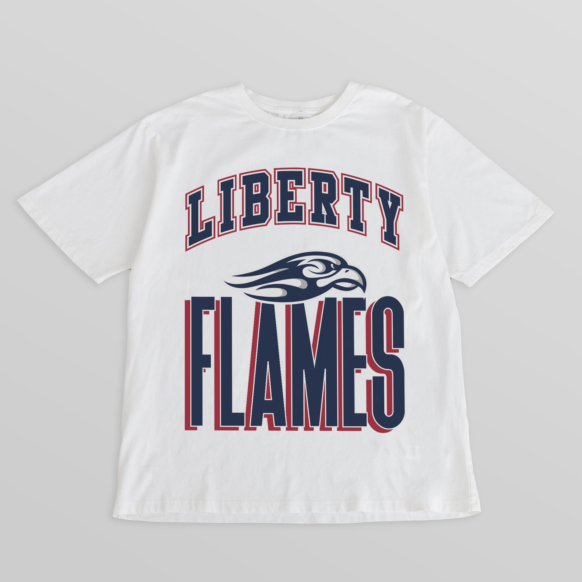 LIBERTY FLAMES FIERCE FOCUS WASHED RELAXED FIT TEE