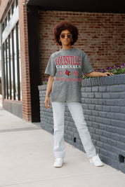 LOUISVILLE CARDINALS DYNASTY OVERSIZED CREWNECK TEE