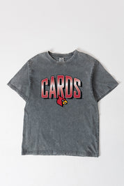 LOUISVILLE CARDINALS PEAK PERFORMANCE OVERSIZED CREWNECK TEE