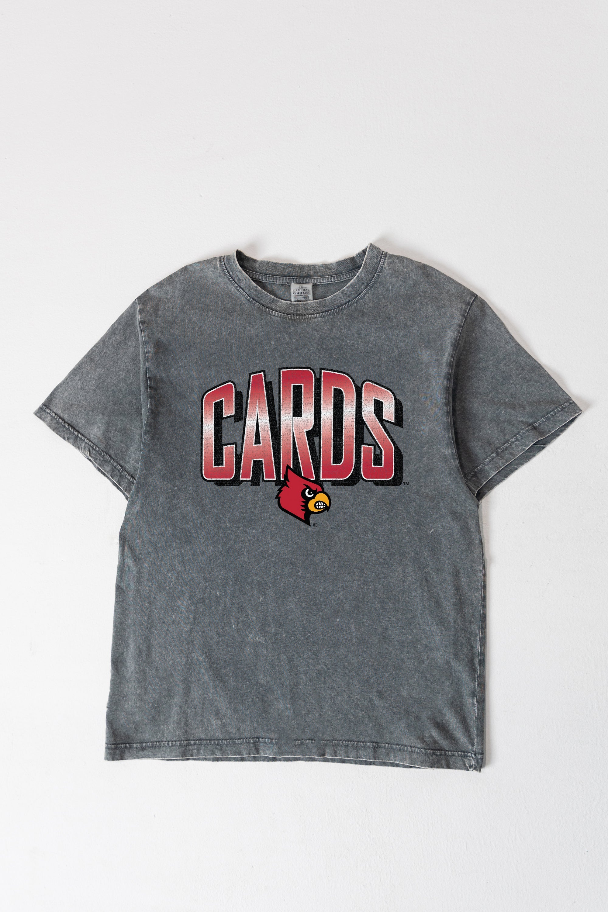 LOUISVILLE CARDINALS PEAK PERFORMANCE OVERSIZED CREWNECK TEE