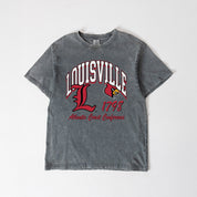 LOUISVILLE CARDINALS CLASSIC MOTION WASHED RELAXED FIT TEE