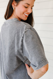 LSU TIGERS PLAYBOOK WIN OVERSIZED CREWNECK TEE