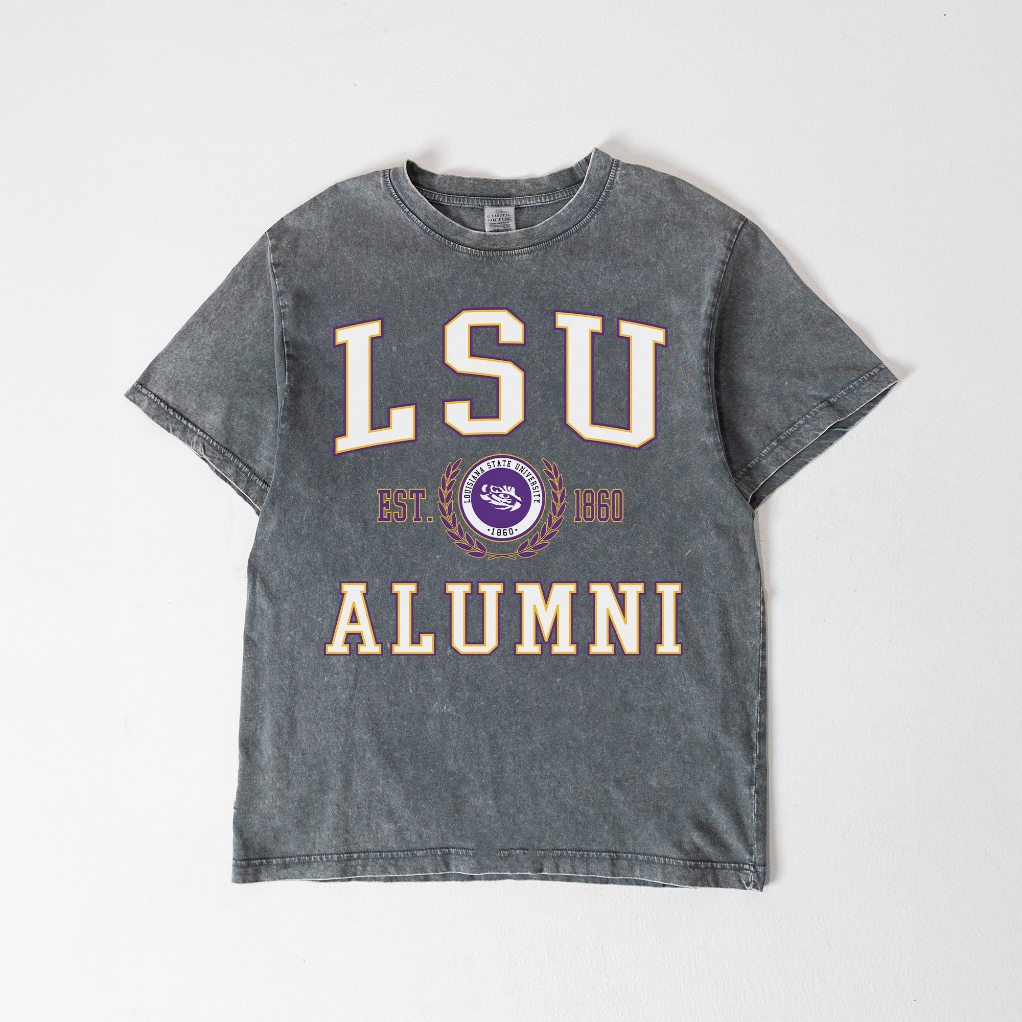 LSU TIGERS DEGREE UNLOCKED WASHED RELAXED FIT TEE