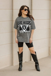 LAS VEGAS RAIDERS PLAY IT FORWARD OVERSIZED CREWNECK TEE