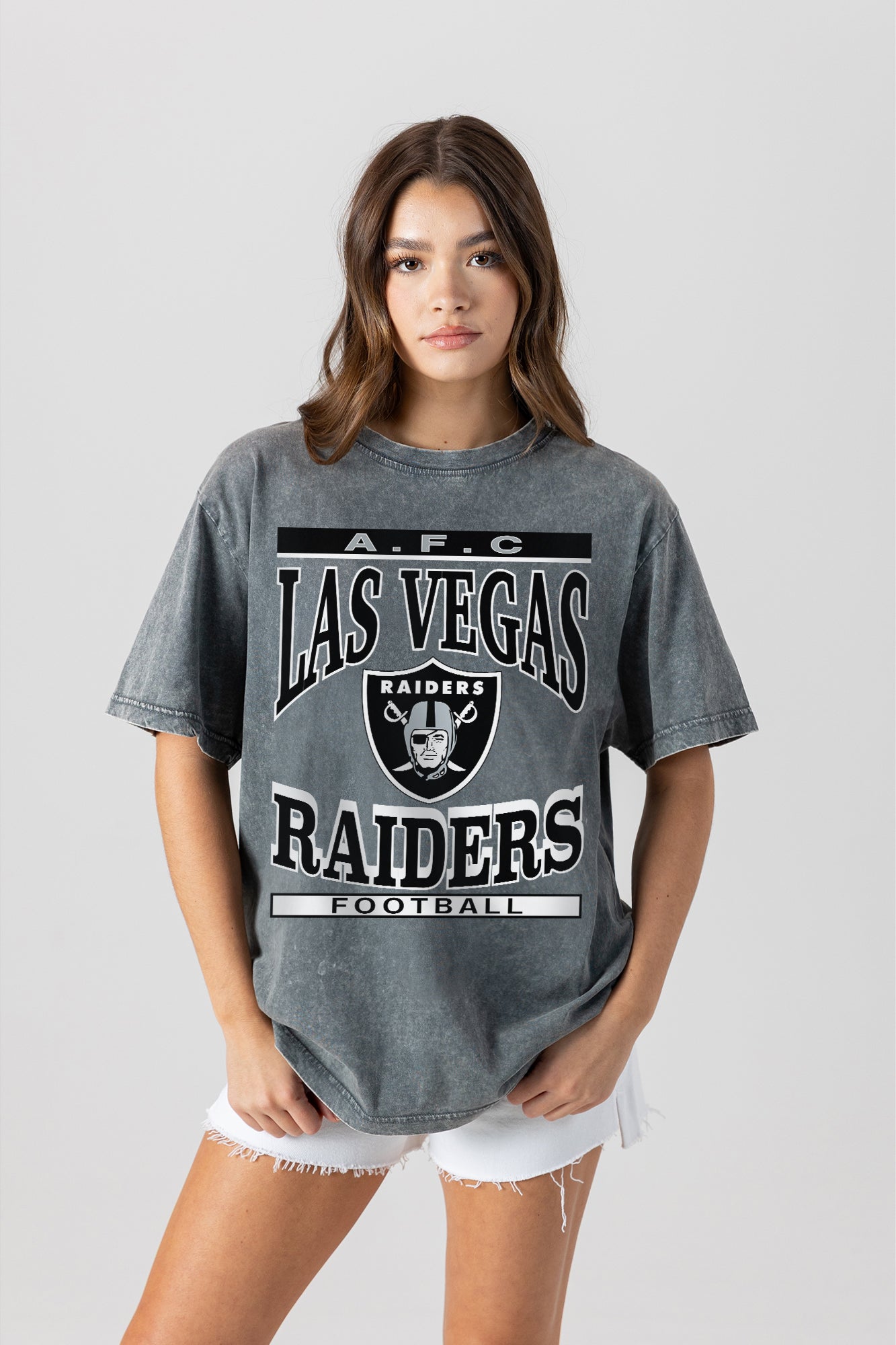 LAS VEGAS RAIDERS CLASSIC GRIND WASHED RELAXED FIT TEE