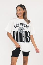 LAS VEGAS RAIDERS FIERCE FOCUS WASHED RELAXED FIT TEE