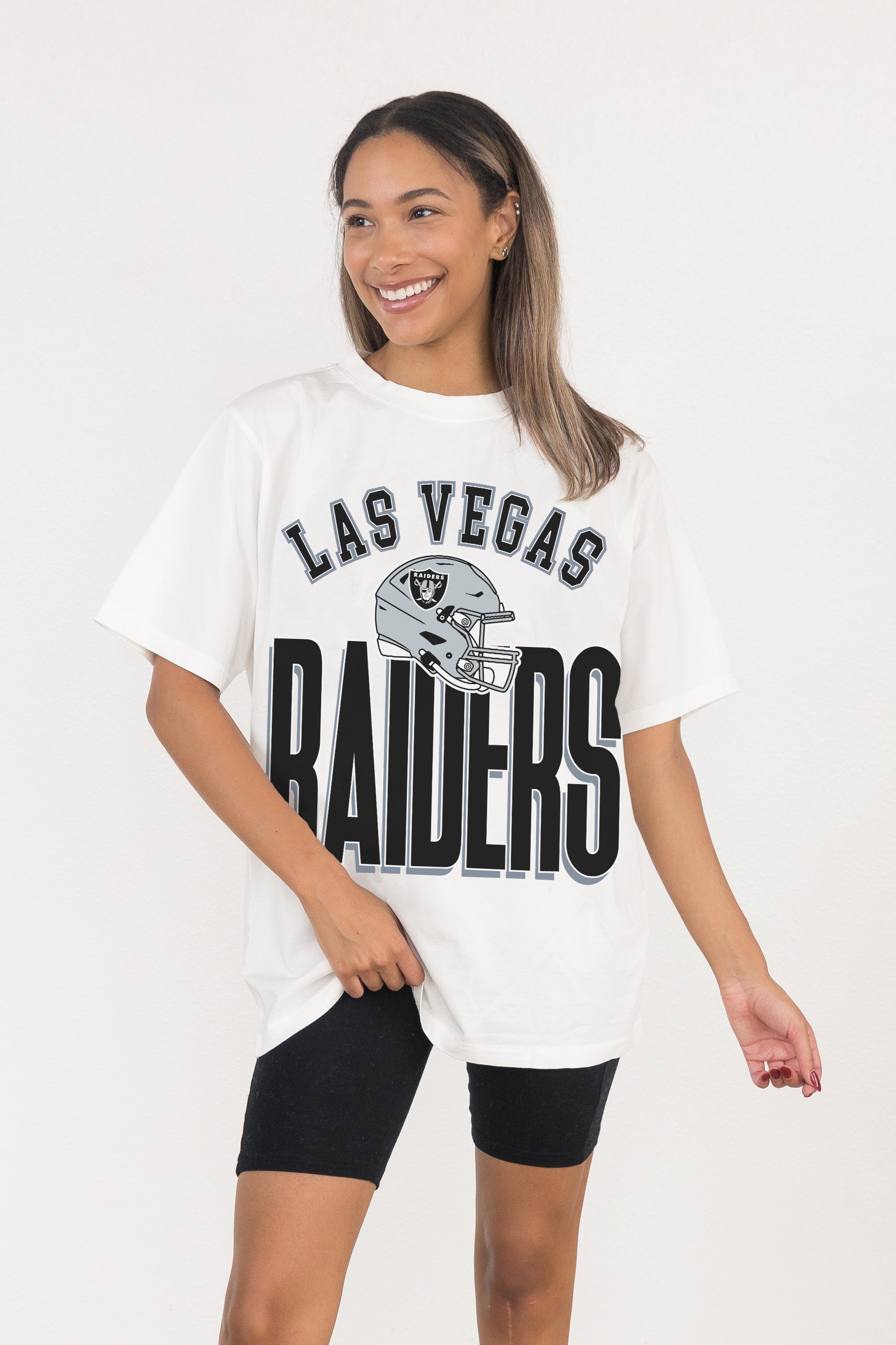 LAS VEGAS RAIDERS FIERCE FOCUS WASHED RELAXED FIT TEE
