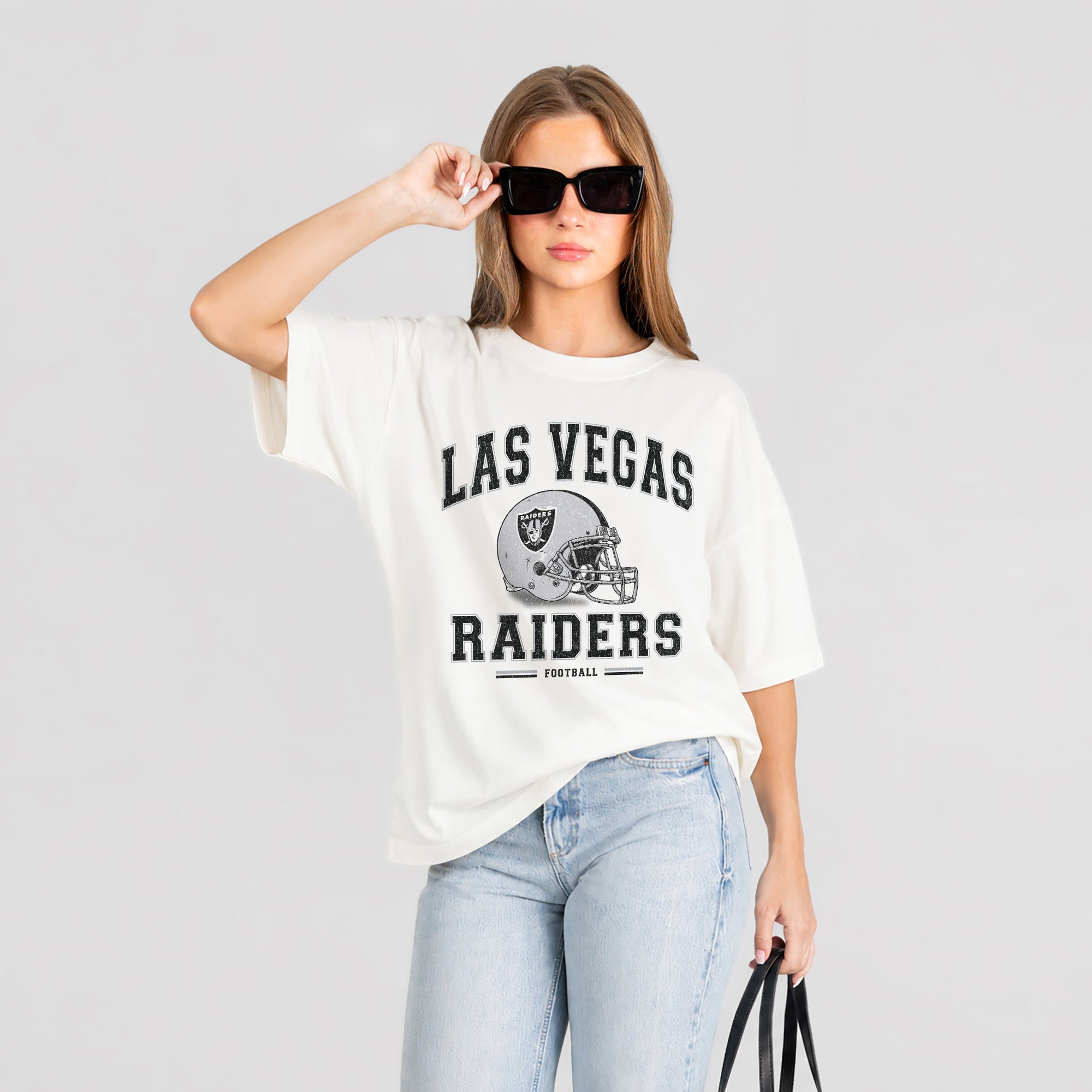 LAS VEGAS RAIDERS PLAY TO WIN WASHED RELAXED FIT TEE