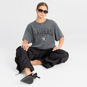 LAS VEGAS RAIDERS BLING SEASON OVERSIZED CREWNECK TEE