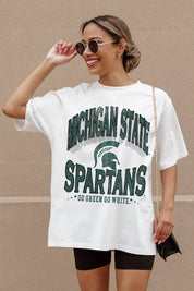 MICHIGAN STATE SPARTANS SHAKEDOWN OVERSIZED CREWNECK TEE