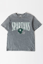 MICHIGAN STATE SPARTANS PLAYBOOK WIN OVERSIZED CREWNECK TEE