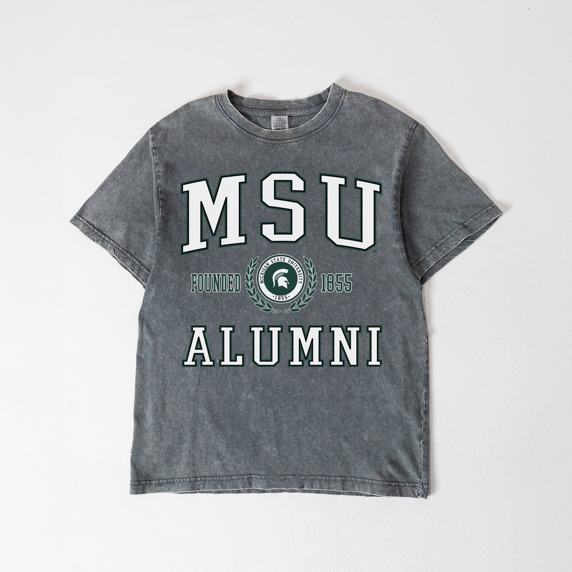 MICHIGAN STATE SPARTANS DEGREE UNLOCKED WASHED RELAXED FIT TEE