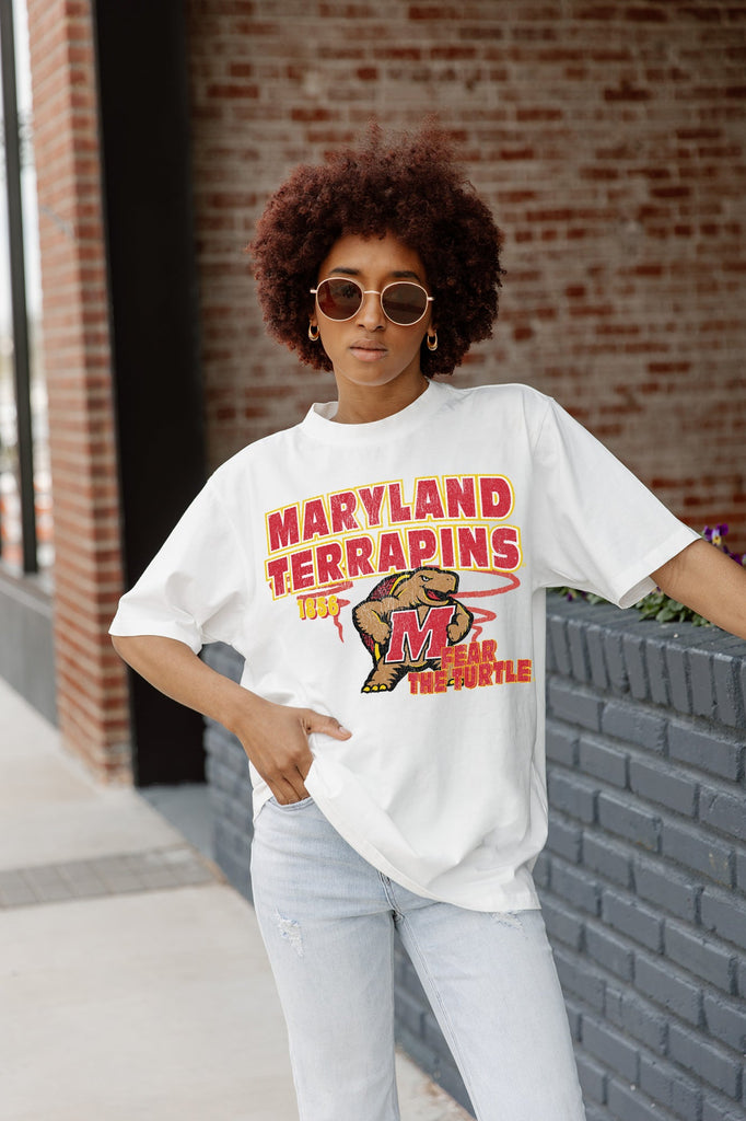 MARYLAND TERRAPINS IN THE LEAD OVERSIZED CREWNECK TEE