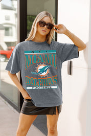 MIAMI DOLPHINS CLASSIC GRIND WASHED RELAXED FIT TEE