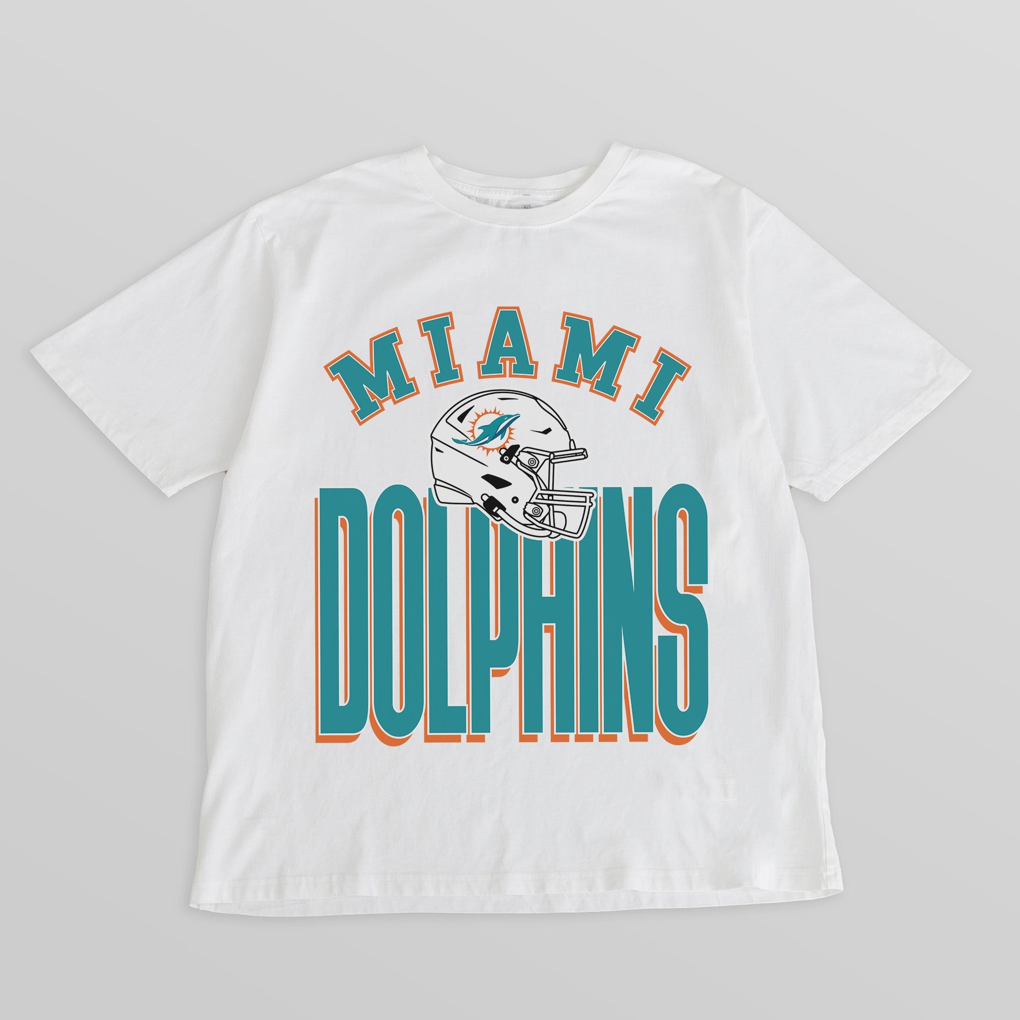 MIAMI DOLPHINS FIERCE FOCUS WASHED RELAXED FIT TEE