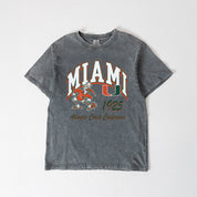MIAMI HURRICANES CLASSIC MOTION WASHED RELAXED FIT TEE