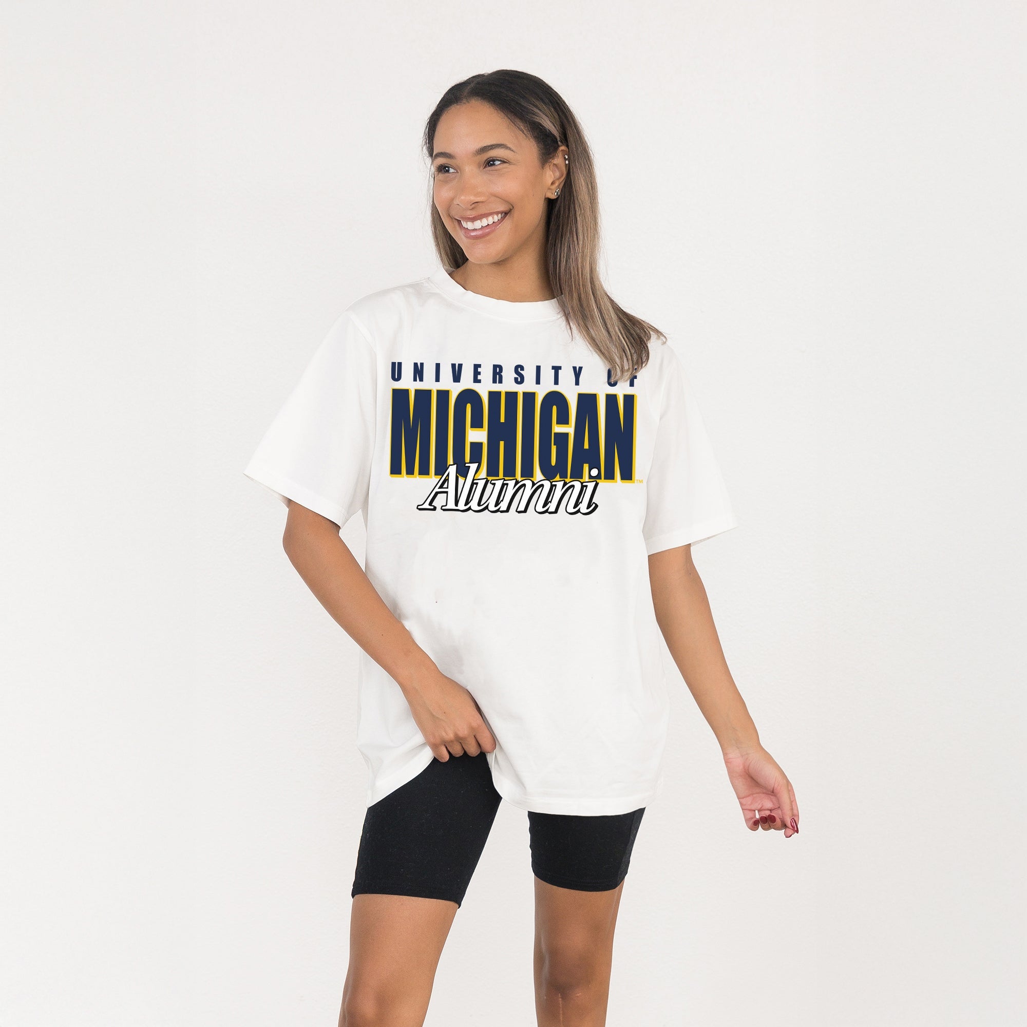 MICHIGAN WOLVERINES ALUMNI ERA WASHED RELAXED FIT TEE
