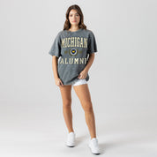 MICHIGAN WOLVERINES DEGREE UNLOCKED WASHED RELAXED FIT TEE