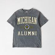 MICHIGAN WOLVERINES DEGREE UNLOCKED WASHED RELAXED FIT TEE