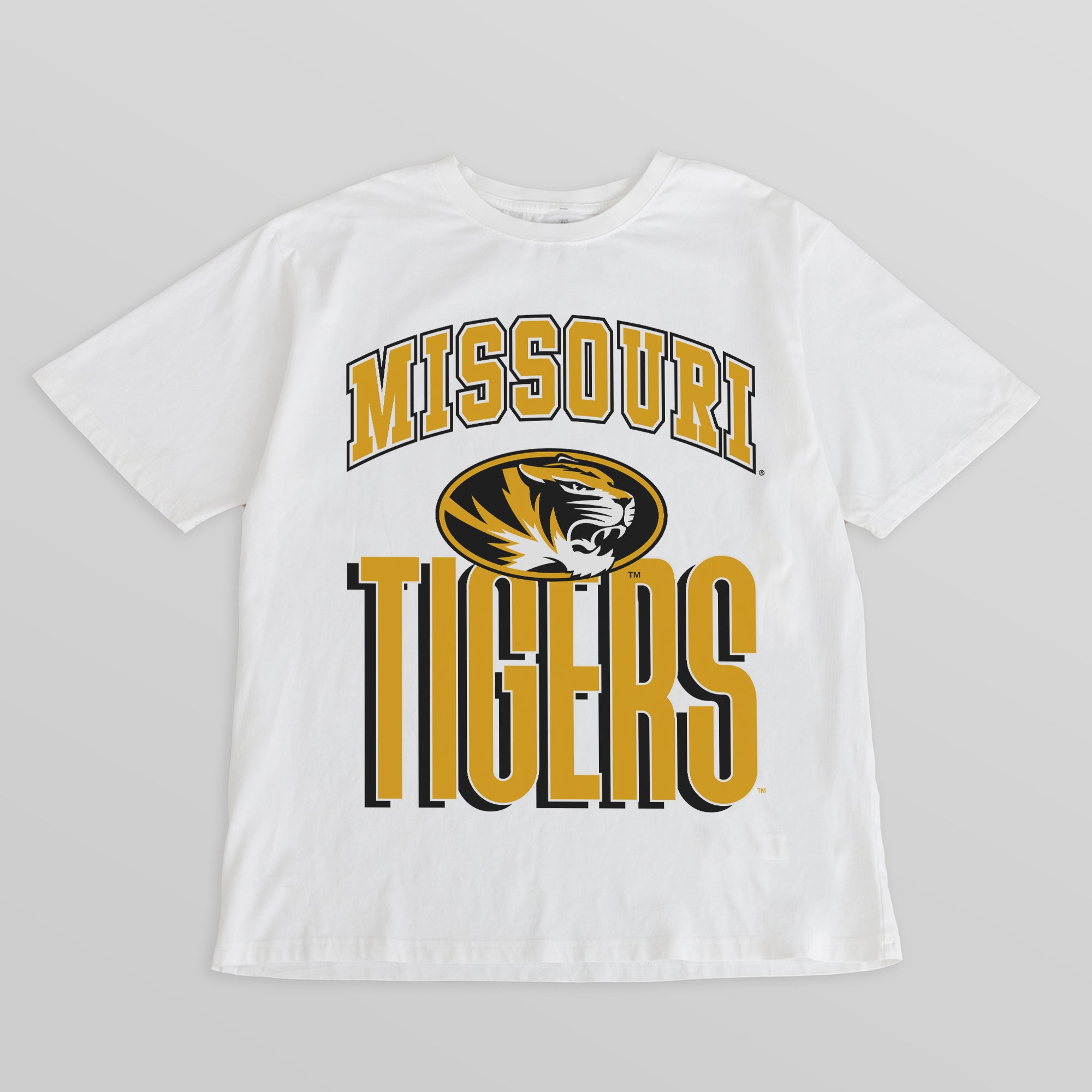 MISSOURI TIGERS FIERCE FOCUS WASHED RELAXED FIT TEE