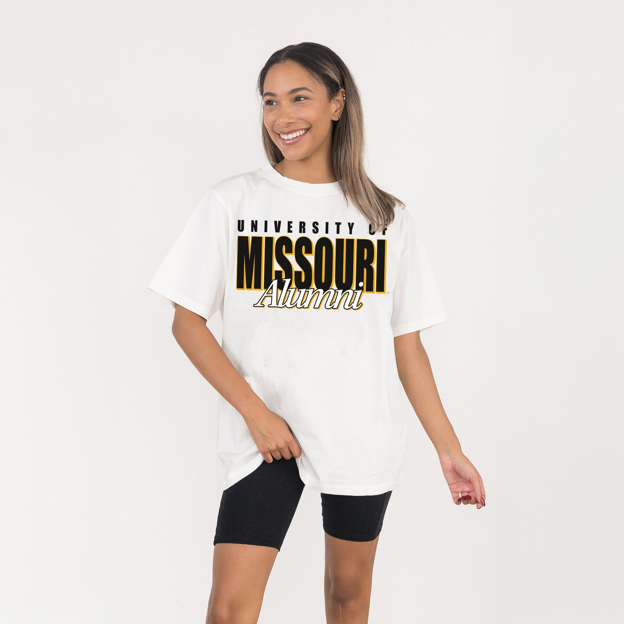 MISSOURI TIGERS ALUMNI ERA WASHED RELAXED FIT TEE