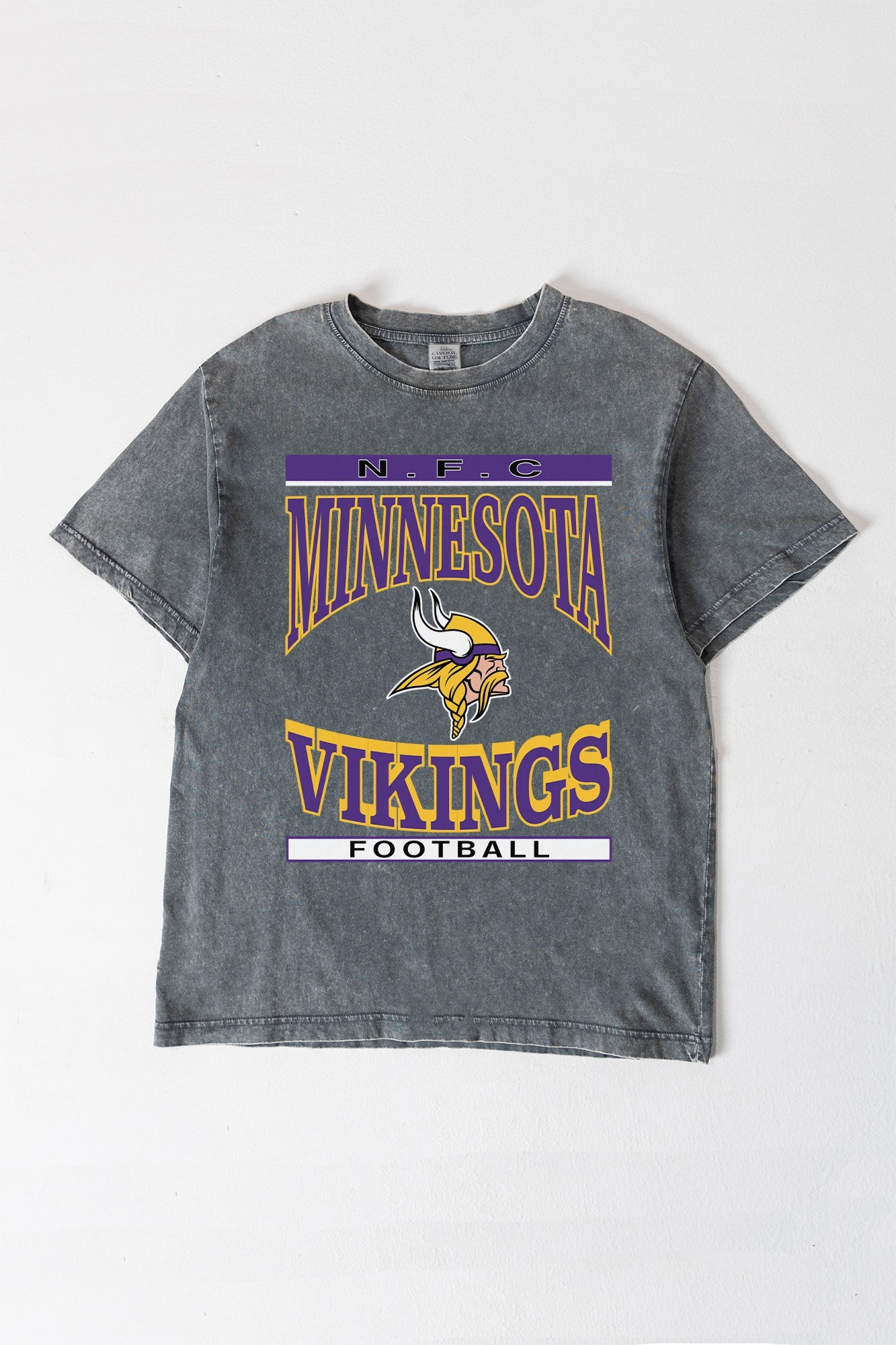 MINNESOTA VIKINGS CLASSIC GRIND WASHED RELAXED FIT TEE