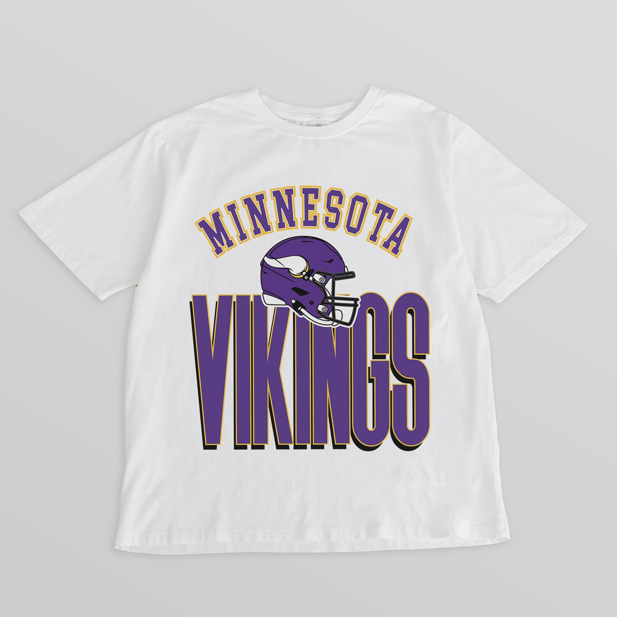 MINNESOTA VIKINGS FIERCE FOCUS WASHED RELAXED FIT TEE