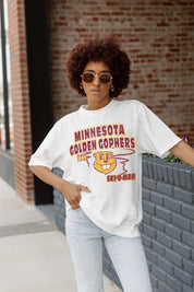 MINNESOTA GOLDEN GOPHERS IN THE LEAD OVERSIZED CREWNECK TEE