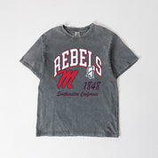 OLE MISS REBELS CLASSIC MOTION WASHED RELAXED FIT TEE