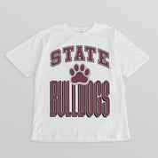 MISSISSIPPI STATE BULLDOGS FIERCE FOCUS WASHED RELAXED FIT TEE