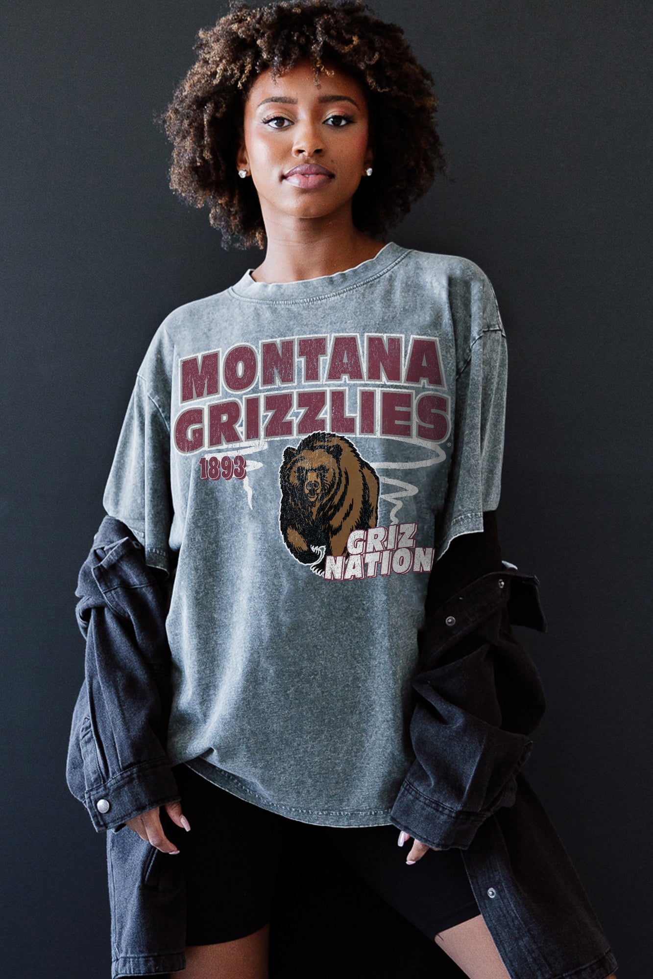 MONTANA GRIZZLIES KEEP THE LEAD OVERSIZED CREWNECK TEE