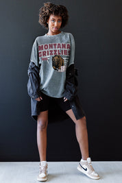 MONTANA GRIZZLIES KEEP THE LEAD OVERSIZED CREWNECK TEE