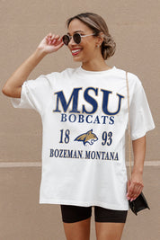 MONTANA STATE BOBCATS UNITY OVERSIZED CREWNECK TEE