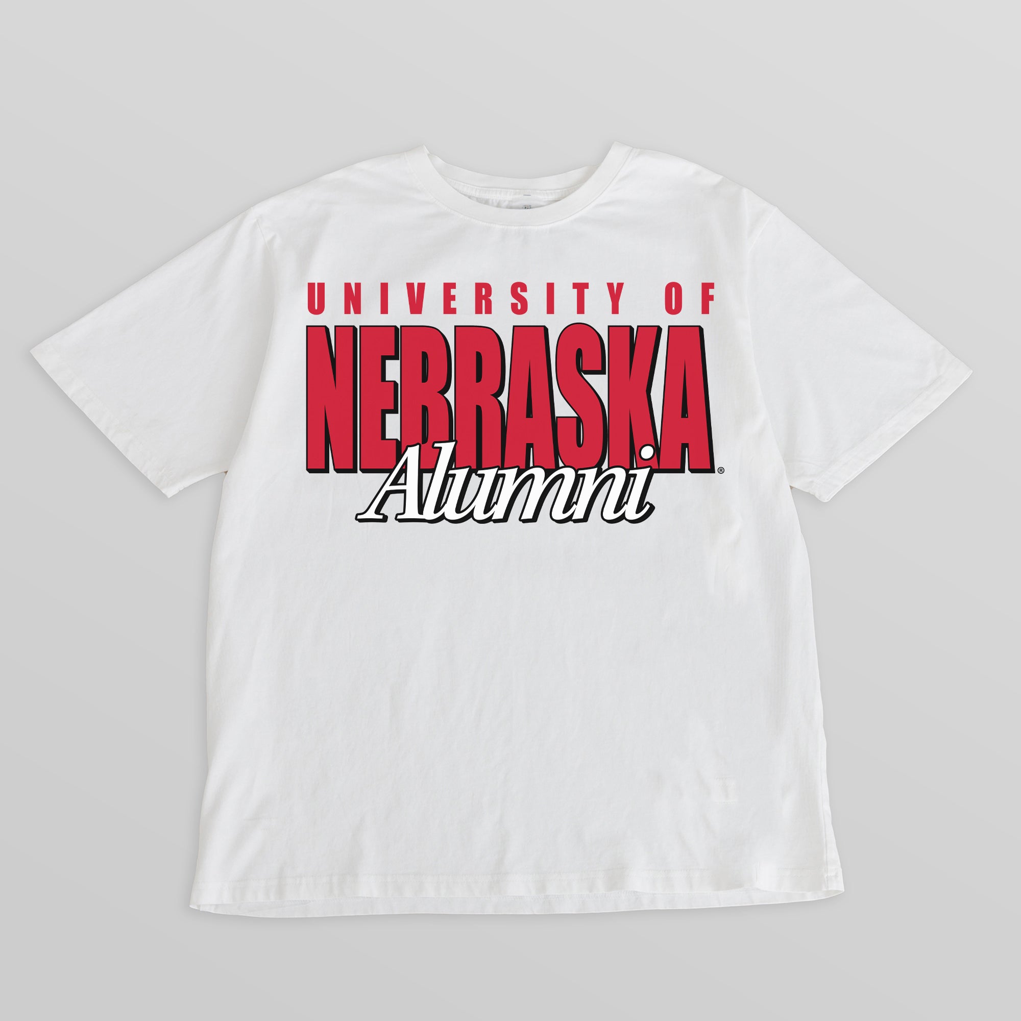NEBRASKA CORNHUSKERS ALUMNI ERA WASHED RELAXED FIT TEE