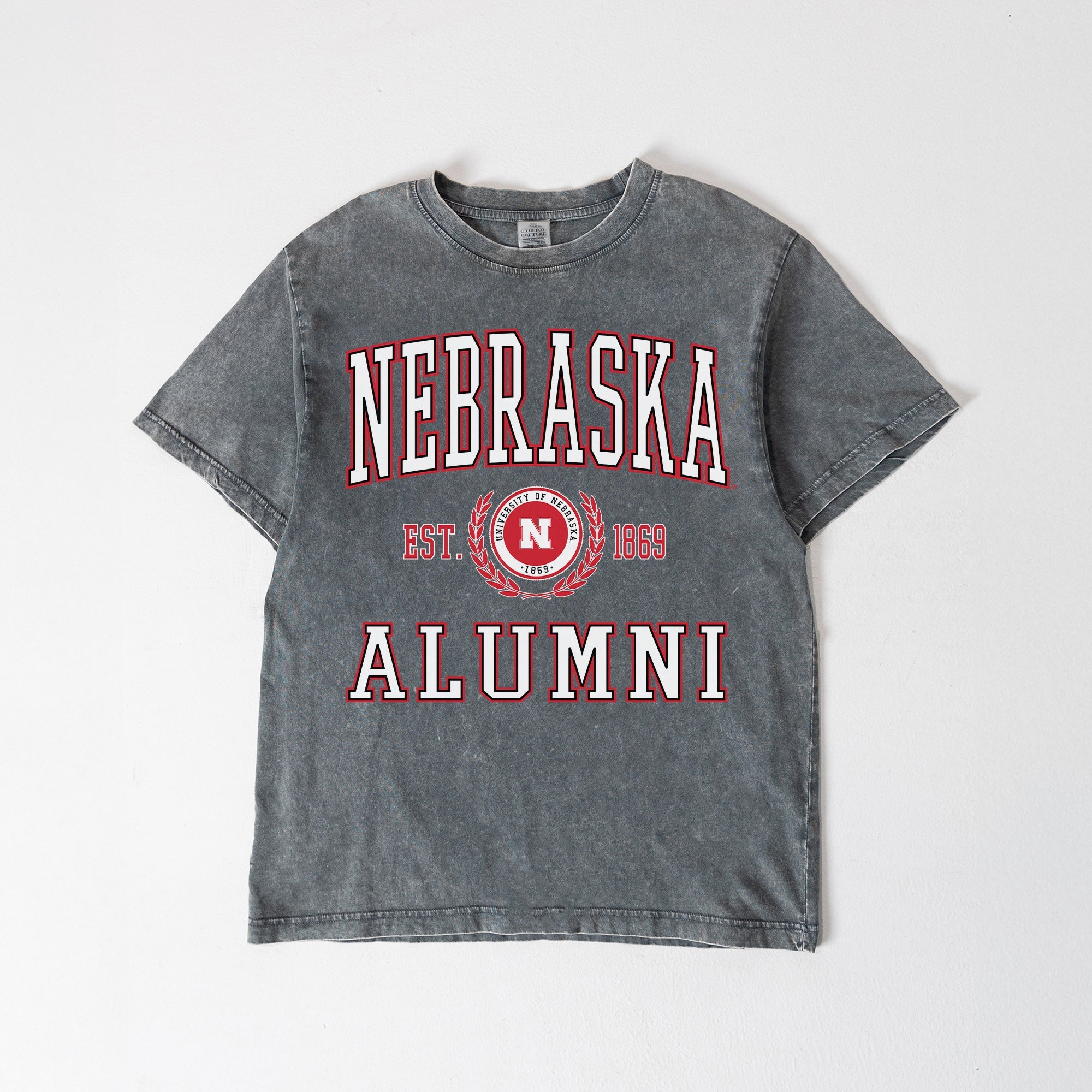 NEBRASKA CORNHUSKERS DEGREE UNLOCKED WASHED RELAXED FIT TEE