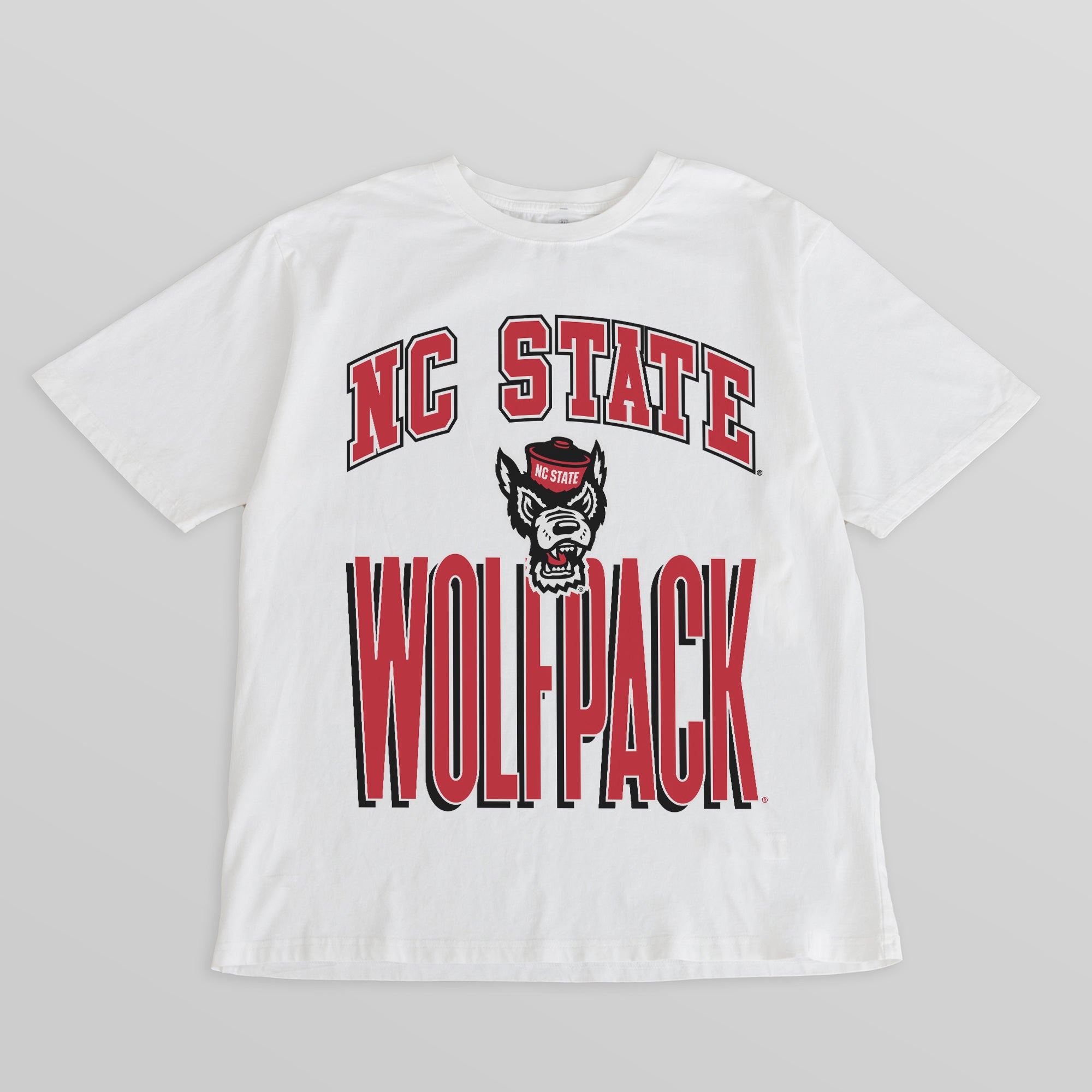 NORTH CAROLINA STATE WOLFPACK FIERCE FOCUS WASHED RELAXED FIT TEE