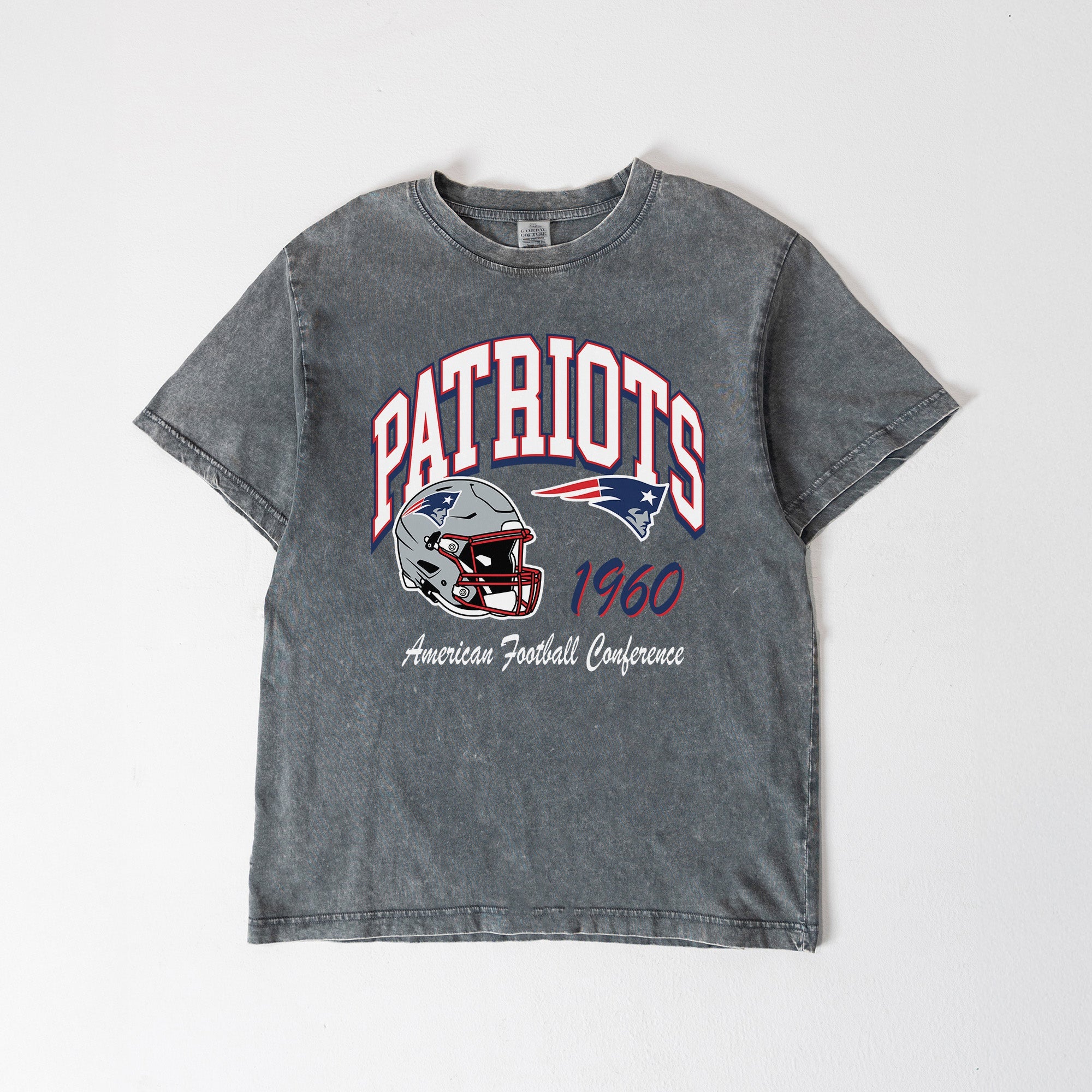 NEW ENGLAND PATRIOTS CLASSIC MOTION WASHED RELAXED FIT TEE