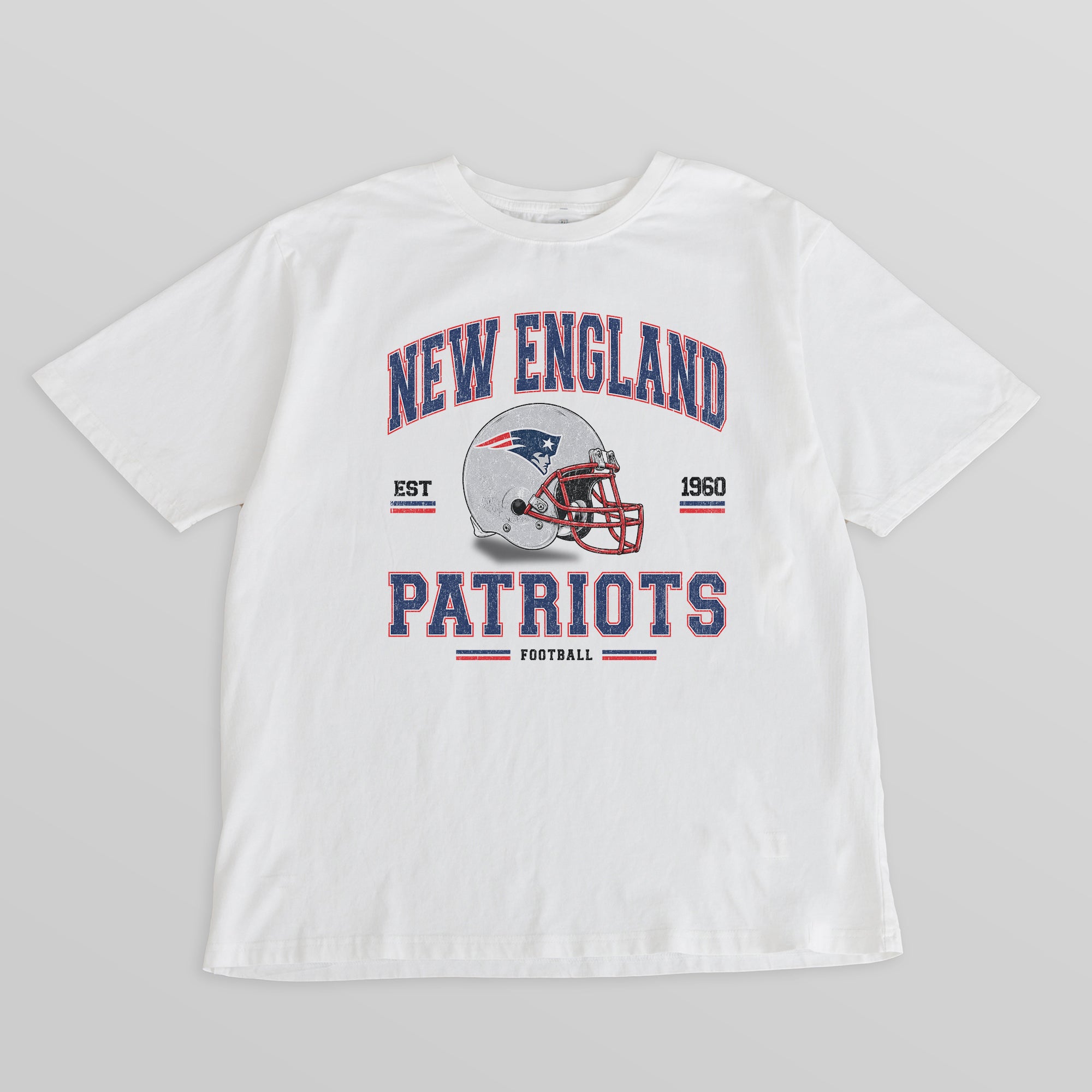 NEW ENGLAND PATRIOTS PLAY TO WIN WASHED RELAXED FIT TEE