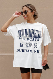 NEW HAMPSHIRE WILDCATS UNITY OVERSIZED CREWNECK TEE