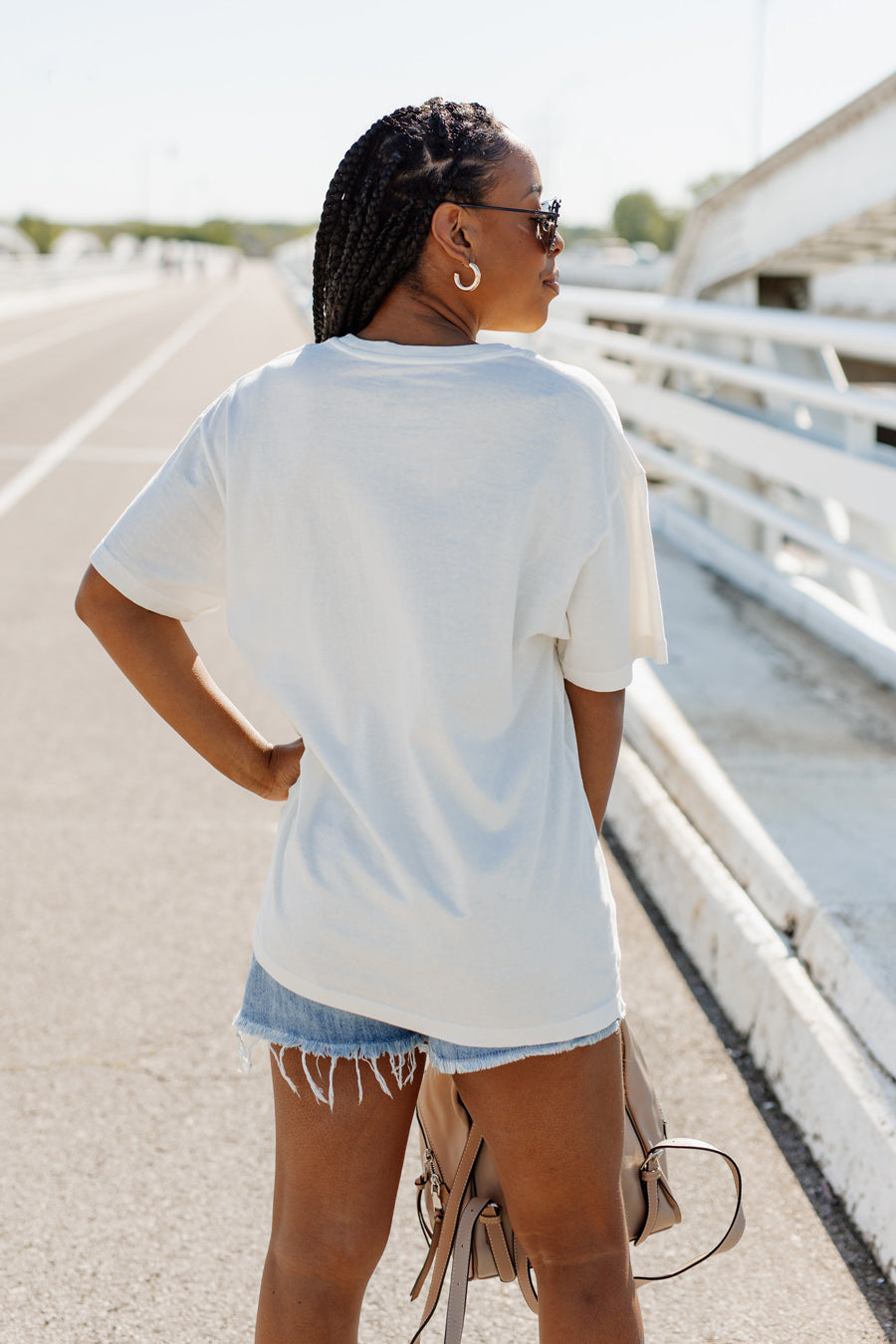 TAKE ME TO THE LAKE OVERSIZED VINTAGE WASH TEE