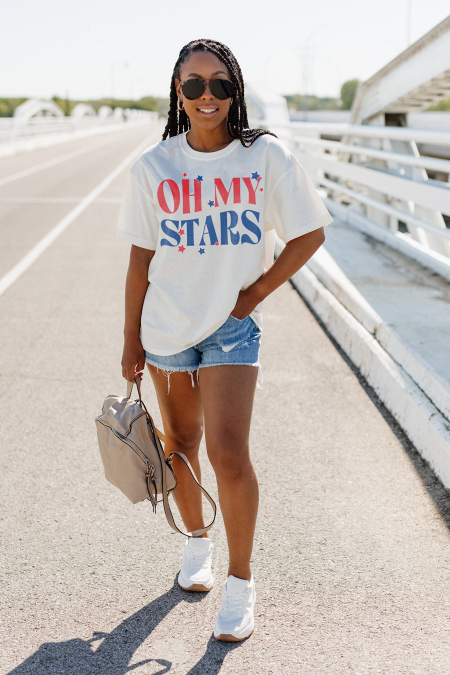 OH MY STARS OVERSIZED VINTAGE WASH TEE