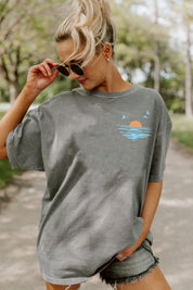 MEET ME AT THE LAKE OVERSIZED VINTAGE WASH TEE