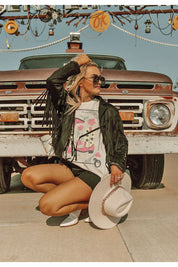 LETS GO GIRLS OVERSIZED VINTAGE WASH TEE