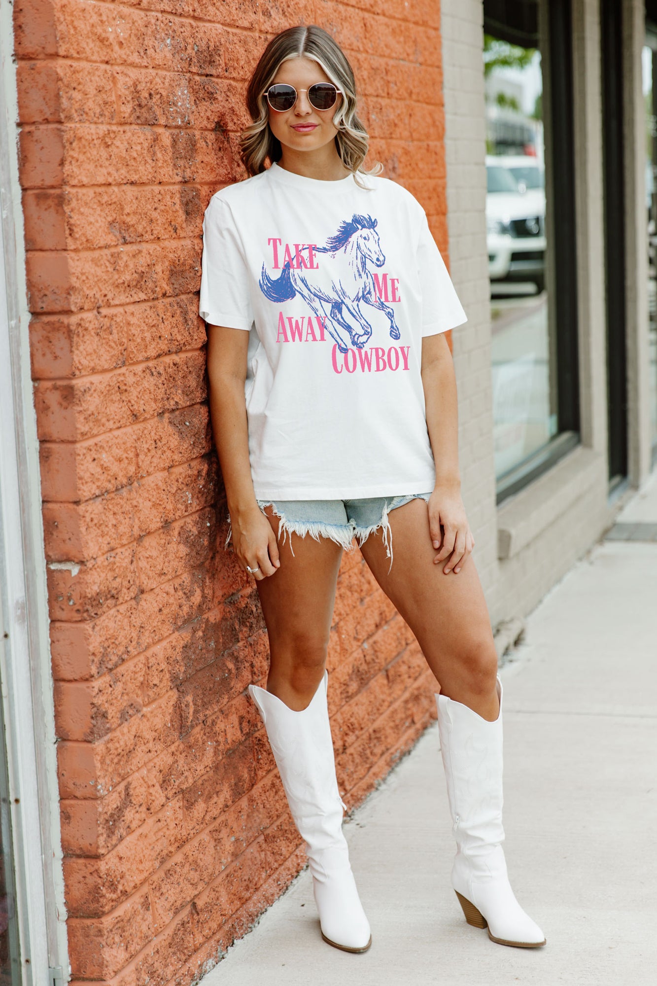 TAKE ME AWAY OVERSIZED VINTAGE WASH TEE