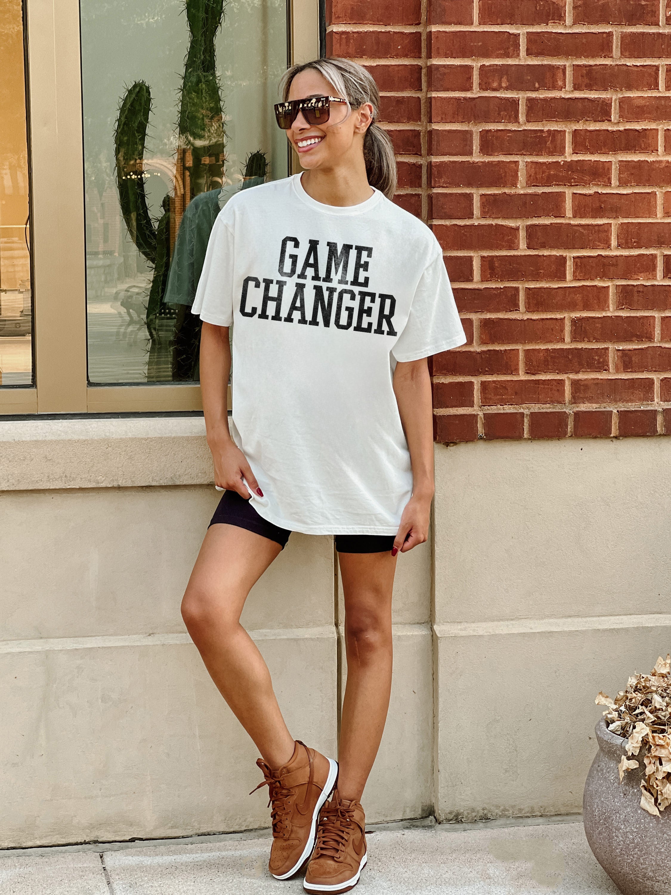 GAME CHANGER OVERSIZED CREWNECK TEE